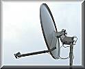 Lautanen kntmoottorilla HH120  DiSeq 1.2 -ohjauksella, referenssisatelliitti HotBird